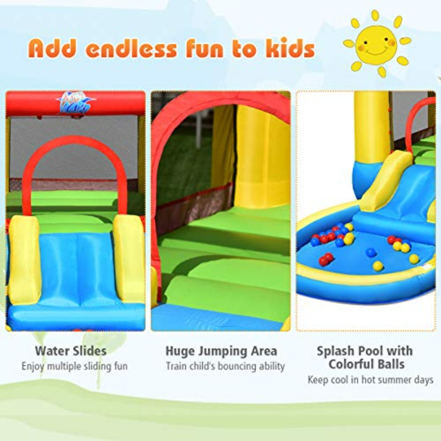 3~5세 어린이용 야외 마당 에어바운스: PVC 소재, - Kids Outdoor Area 리뷰 및 가격